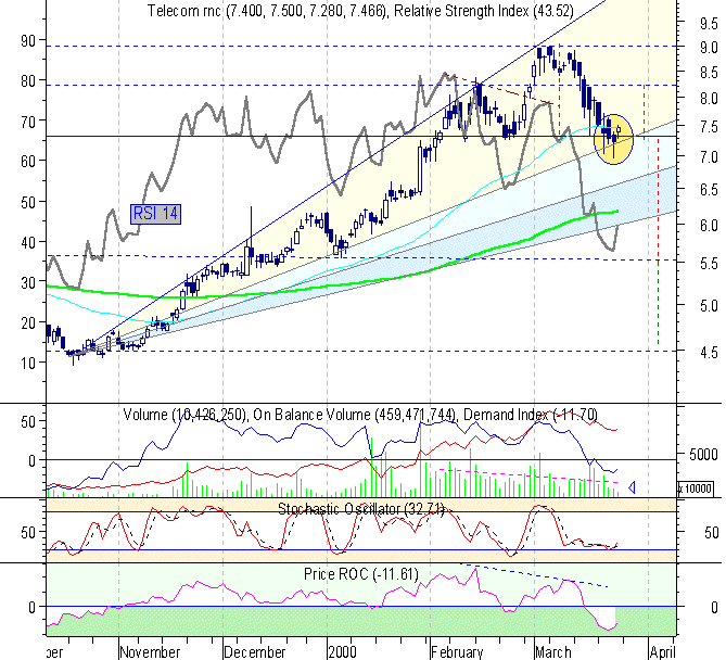 Grafico daily con RSI in overlap.